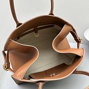 Kitlife The Row Margaux 15 Brown Leather Tote Bag 38.5x16x30cm  - 3