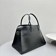 Kitlife The Row Margaux 15 Black Leather Tote Bag 38.5x16x30cm - 6
