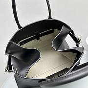Kitlife The Row Margaux 15 Black Leather Tote Bag 38.5x16x30cm - 3