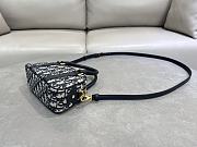 Kitlife Dior D-Vibe East-West Micro Bag Blue Oblique 20.5x13x5cm - 6