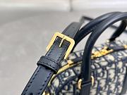 Kitlife Dior D-Vibe East-West Micro Bag Blue Oblique 20.5x13x5cm - 5