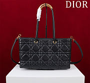 Kitlife Dior Toujours Handbag Calfskin Black 37x22x12cm - 4