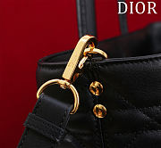 Kitlife Dior Toujours Handbag Calfskin Black 37x22x12cm - 3