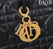 Kitlife Dior Toujours Handbag Calfskin Black 37x22x12cm - 2