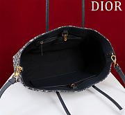 Kitlife Dior Toujours Handbag Blue Oblique 37x22x12cm - 6