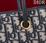 Kitlife Dior Toujours Handbag Blue Oblique 37x22x12cm - 2