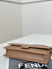 Kitlife Fendi Women's Baguette Brown Handbag - 21x5x11.5cm - 2