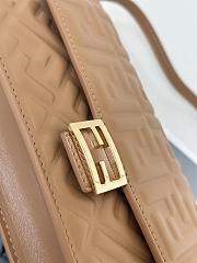 Kitlife Fendi Women's Baguette Brown Handbag - 21x5x11.5cm - 3