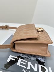 Kitlife Fendi Women's Baguette Brown Handbag - 21x5x11.5cm - 5