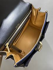 Kitlife Delvaux Brillant Trench Blue Denim Bag 28x14x22cm - 3