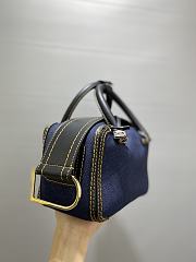 Kitlife Delvaux Coolbox Blue Denim Bag 22cm - 5