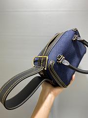 Kitlife Delvaux Coolbox Blue Denim Bag 22cm - 4
