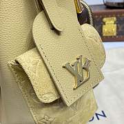 Kitlife Louis Vuitton Hobo Cargo Bag Beige M12697 34.5x19.7x27cm - 5