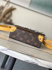 Kitlife Louis Vuitton Steamer Wearable Wallet Yellow Monogram Macassar M12811 18×11×6.5cm - 4