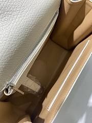 Kitlife Delvaux Tempete MM Bag White Silver Buckle 28cm - 2