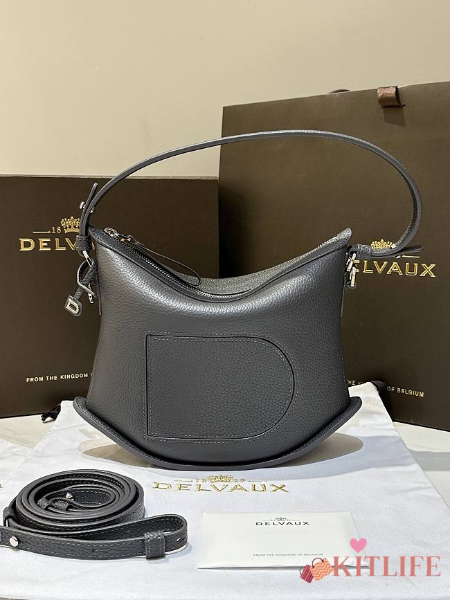 Kitlife Dior Pin Swing Bag Grey 29x9x20cm - 1