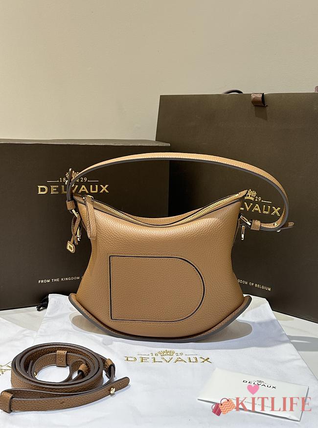 Kitlife Dior Pin Swing Bag Brown 29x9x20cm - 1