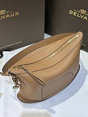 Kitlife Dior Pin Swing Bag Brown 29x9x20cm - 6