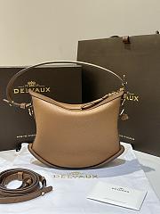 Kitlife Dior Pin Swing Bag Brown 29x9x20cm - 3