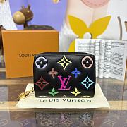 Kitlife Louis Vuitton x TM Lou Wallet Black Multicolor M13829 11.5x8.5x2.2cm - 1