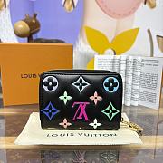 Kitlife Louis Vuitton x TM Lou Wallet Black Multicolor M13829 11.5x8.5x2.2cm - 2