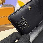 Kitlife Louis Vuitton x TM Lou Wallet Black Pink M12378 11.5x8.5x2.2cm - 4