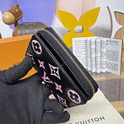Kitlife Louis Vuitton x TM Lou Wallet Black Pink M12378 11.5x8.5x2.2cm - 2