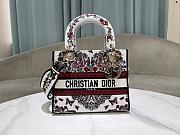 Kitlife Dior Lady Heart Butterfly Embroidery Bag 24x 20x11cm  - 1