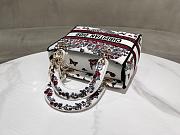 Kitlife Dior Lady Heart Butterfly Embroidery Bag 24x 20x11cm  - 5