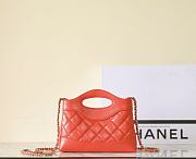 Kitlife Chanel Nano 31 Bag Orange 20x17.5x2.5cm - 6