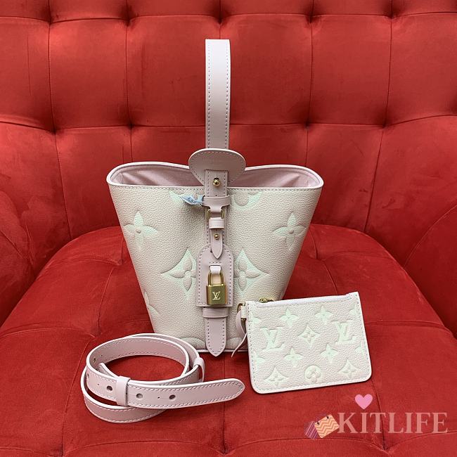 Kitlife Louis Vuitton All In BB Bag Pink M14356 16x18x12cm - 1