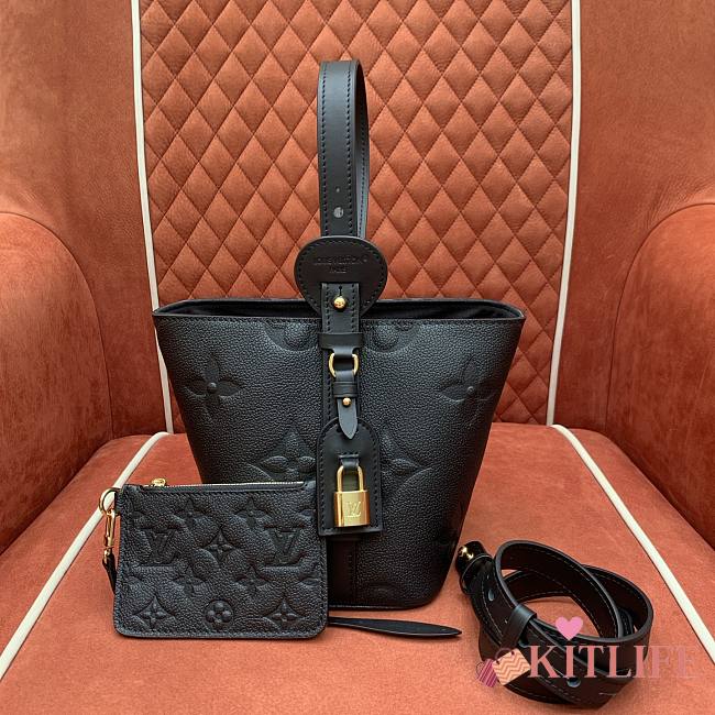 Kitlife Louis Vuitton All In BB Bag Black M13480 16x18x12cm - 1