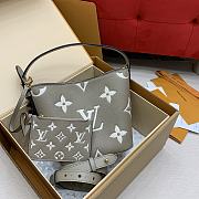 Kitlife Louis Vuitton All In BB Bag Gray M13045 16x18x12cm - 3