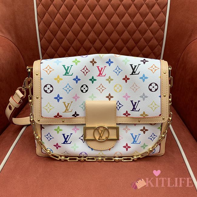 Kitlife Louis Vuitton x TM Dauphine Soft GM Bag M13255 28x20x11cm - 1