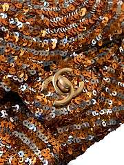 Kitlife Chanel Golden Sun Flower-dense Sequins Bag 20cm - 4