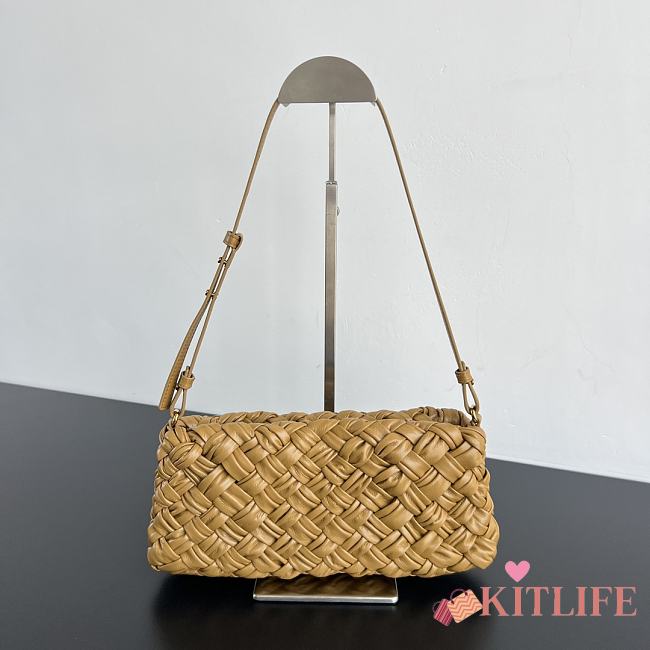 Kitlife Bottega Veneta Kalimero Cha-Cha Bag Brown 785780 28.5x15x6cm - 1