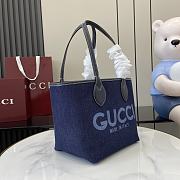 Kitlife Gucci Small Totissima Reversible Tote Bag Dark Blue Denim 820496 22x19x18cm - 2
