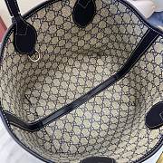 Kitlife Gucci Small Totissima Reversible Tote Bag Dark Blue Denim 820496 22x19x18cm - 5