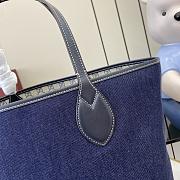 Kitlife Gucci Small Totissima Reversible Tote Bag Dark Blue Denim 820496 22x19x18cm - 6