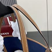 Kitlife Gucci Totissima Tote Bag Blue GG Denim 820481 30.5x28x27cm - 6