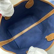 Kitlife Gucci Totissima Tote Bag Blue GG Denim 820496 22x19x18cm - 5