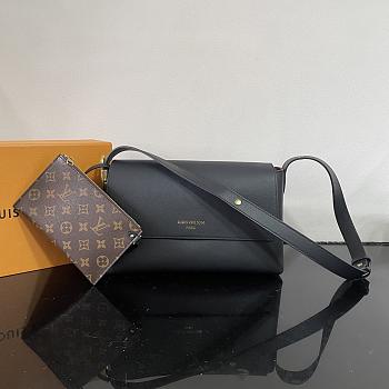 Kitlife Louis Vuitton Low Key Messenger Bag Black M13148 30x18x12cm