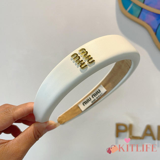 Kitlife MiuMiu Headband White - 1