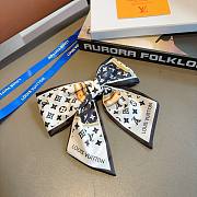 Kitlife Louis Vuitton Bow Hairpin White & Black - 2