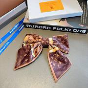 Kitlife Louis Vuitton Bow Hairpin Brown - 1