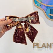 Kitlife Louis Vuitton Bow Hairpin Brown - 6