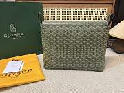 Kitlife Goyard Khaki Green Capetien Messenger Bag 35x25x13cm   - 5