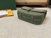 Kitlife Goyard Khaki Green Belvedere Bag 22x15x6.5cm - 2