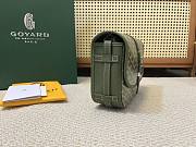 Kitlife Goyard Khaki Green Belvedere Bag 22x15x6.5cm - 3
