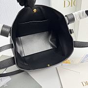 Kitlife Dior Signature Bucket Bag Black 21x19x11cm - 3